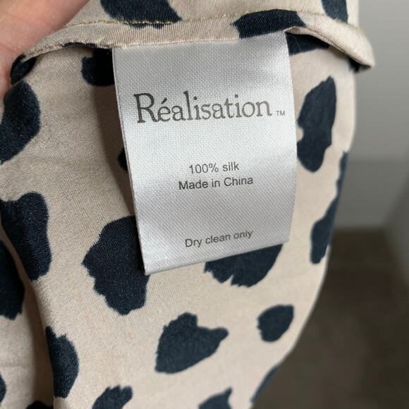 Realisation The Naomi Wild Things Skirt in Tan and Black Small Leopard Womens XS - Picture 12 of 12